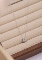 Colier Argint 925 cu Trei Pandantive si Zirconii Delicate Trivelle 40 cm + Extensie 6 cm - imagine 2