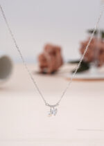 Colier Argint 925 placat cu Platina cu Perla si Zirconiu Delicate Velarisse 40 cm + Extensie 6 cm - imagine 2