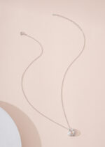 Colier Argint 925 placat cu Platina cu Perla de Cultura si Zirconiu Elvarielle 40 cm + Extensie 6 cm - imagine 4