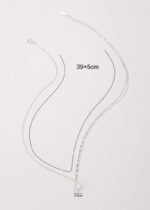 Colier Argint 925 cu Perla de Cultura si Lant Snake Bone Velarisse 39 cm + Extensie 5 cm - imagine 2