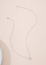 Colier Argint 925 placat cu Platina cu Perla si Zirconiu Delicate Velarisse 40 cm + Extensie 6 cm - imagine 4
