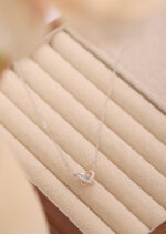 Colier Argint 925 Bicolor cu Pandantiv Cosmic si Zirconii Rose Gold Astravelle 40 cm + Extensie 6 cm - imagine 3
