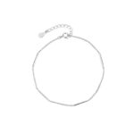 Bratara Argint 925 pentru Layering cu Lant Fin Minimalist Elvarisse 16 cm + Extensie 3.5 cm