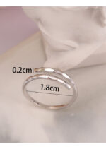 Inel Argint 925 Reglabil Dama Design Minimalist Elegant Aurisse 1.95 g - imagine 4