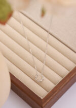 Colier Argint 925 cu Pandantiv Organic Minimalist Silvarisse 40 cm + Extensie 6 cm - imagine 2