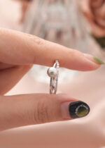 Inel Argint 925 Dama Pearl Grace cu Perla Naturala Reglabil, 1.85 g - imagine 6