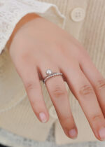 Inel Argint 925 Dama Pearl Grace cu Perla Naturala Reglabil, 1.85 g - imagine 7