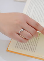 Inel Argint 925 Dama Pearl Grace cu Perla Naturala Reglabil, 1.85 g - imagine 2