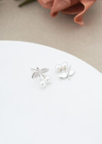 Cercei Argint 925 placat cu Perle de Cultura Elegante Perladora 0.96 g - imagine 6