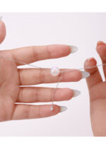 Colier Argint 925 tip Y cu Perla de Cultura si Zirconiu Lacrima Ylumeria 40 cm + Extensie 5.5 cm - imagine 3