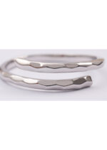 Inel Argint 925 Reglabil Dama Design Minimalist Elegant Aurisse 1.95 g - imagine 3