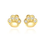 Cercei Argint 925 Dama Model Animal cu Zirconiu 1.1 g