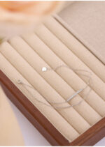 Bratara Argint 925 cu Lant Dublu si Bara cu Zirconii Albe Seravienne 16 cm + Extensie 4 cm - imagine 3